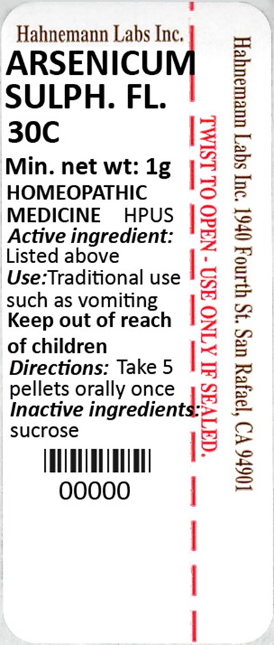 Arsenicum Sulphuratum Flavum 30C 1g.jpg Arsenicum Sulphuratum Flavum 30C 1g - Arsenicum Sulphuratum Flavum 30C 1g